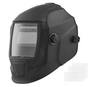 VEVOR BY433E - Noir Mat / Bleu - Casque de soudage auto-obscurcissant 93 x 42,9 mm