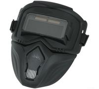 Casque de soudeur auto-obscurcissant avec grand écran de visualisation, temps de réponse de 0,01 ms, pare-soleil réglable pour soudage MIG TIG, avec bandeau confortable (C)