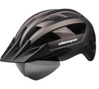 Casque de vélo, lunettes à monture magnétique, lampe rechargeable par USB, modèle 023 en titane, taille M