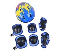 Casque De Vélo Pour Enfant, Protège-Coudes Et Genouillères, 7 Pièces