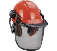 Einhell Casque forestier BG-SH 1 – rabattable et réglable, oreillettes anti-bruit orientables