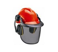 Einhell Casque forestier BG-SH 1 – rabattable et réglable, oreillettes anti-bruit orientables
