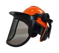 Casque forestier réglable avec protège-oreilles intégrés | Cache-oreilles intégrés, réduction du bruit jusqu'à 25,9 dB, protection auditive, pour un fonctionnement sûr de la