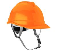 Casque industriel avec jugulaire, orange