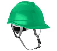 Casque industriel avec jugulaire, vert