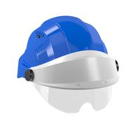 CASQUE 'ORIZON' BLEU VISIERE GRISE AVEC LUNETTE TALIAPLAST - 563748