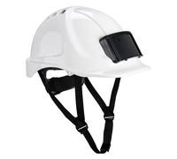 Casque porte badge jugulaire 4 point PB5 Blanc PORTWEST - PB55WHR