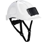 Casque porte badge jugulaire 4 point PB5 Blanc PORTWEST - PB55WHR