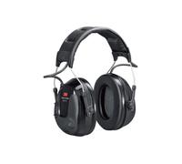 Casque antibruit 3M PELTOR ProTac III Slim, noir, serre-tête, avec technologie d'atténuation active dépendant du niveau pour percevoir les bruits environnants, SNR = 26 dB, noir x1 morceau