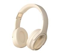 Casque supra-auriculaire sans fil | Casque supra-auriculaire antibruit - Coussinets doux pour la peau Casque pliable avec signal stable pour la famille, les voyages à la maison