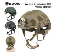 Casque tactique BOOIU en FRP, résistant aux chocs, avec suspension Wendy haute performance et double système de réglage par bouton, casque CS Green