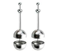 Casques À Thé En Acier Inoxydable, 2 Pièces De Thé Pour Thé En Vrac, Infuseur De Thé À Longue Poignée De Thé, Théière De Thé À Feuilles Lâches, Théière À Longue Poignée Fine Diffuseur De Qualité