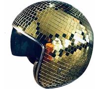 Casques de boule disco à paillettes, avec visière rétractable, superbes casques de boule disco pour DJ, club, scène, bar, fête