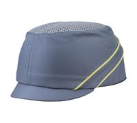 Casquette anti-heurt Air Coltan Delta Plus, grise et jaune