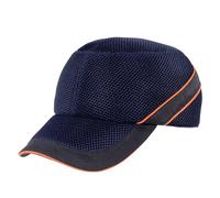 Casquette anti-heurt type base ball Aircoltan Delta Plus, marine et noir, taille unique réglable