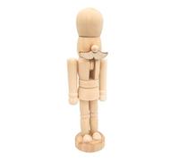 Casse Noisette 3d En Bois Nutcracker À Décorer 12,5 X 4 Cm