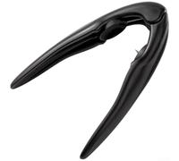 Casse-noisette Acier pour Châtaignes pour croix Casse-noisette(Black) | Acier inoxydable rouille, dents croisées précises, ouverture uniforme, effort manuel, long terme