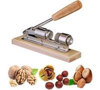 Casse Noisette Manuel En Noyer Inoxydable G