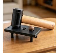 Casse-noisette manuel pour noix macadamia, noix de pécan, noisettes, châtaignes, noix noires, 12-19 mm de diamètre, efficace et facile à utiliser