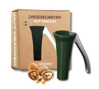 Casse-noisettes Drosselmeyer acier inoxydable - Conçu et produit en Suède - Efficace sur toutes les tailles de noix avec un minimum d'effort - Casse-noisettes très solide et résistant - Couleur Verte