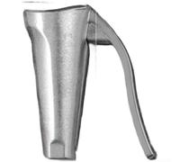 Casse-noix en acier inoxydable pour noix, noisettes, noix de pécan 0,7-4 cm, mécanisme à levier pour protection anti-éclaboussures, outil de cuisine argenté noir (argent 2)