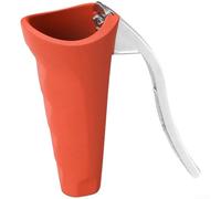 Casse-noix professionnel en acier inoxydable pour noix, noisettes, noix de pécan, 0,7 à 4 cm, design à effet de levier, casse-noix, casse-noix pour toutes les noix, casse-noix (rouge 1)