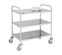 Casselin CCI3 - Chariot en INOX 3 Plateaux