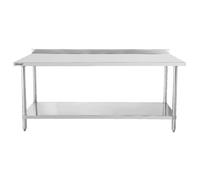 Casselin Table de travail inox - Blanc