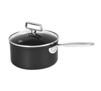 Casserole 20 cm fixe ultralu IND. revêtue Exceliss + couv. Verre castel pro