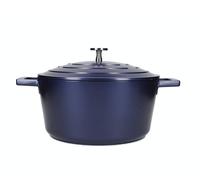 Casserole, 24 cm, 4 L, fonte d'aluminium, bleu métallique - MasterClass