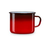 Casserole à Lait, Acier Emaillé 16cm, Bouilloire Emaillée 2,2L Induction Vintage Ignea Rouge