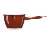 Casserole à Lait, Acier Emaillé 16cm, Bouilloire Poignée 1,7L Induction Vintage Terra