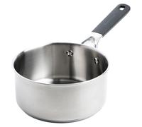 Casserole à manche en acier inoxydable KitchenAid, lavable au lave-vaisselle et allant au four, 16 cm