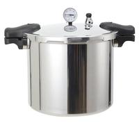 Casserole à pression - Capacité de 22 litres - 90 kPa - Indicateur de pression - Soupape de sécurité - Alliage d'aluminium - Conforme aux normes de sécurité antidéflagrantes