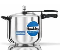 Casserole à pression de 10 litres, en acier inoxydable argenté, avec valve de sécurité