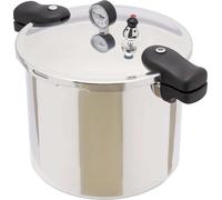 Casserole à pression de 22 litres - Grande casserole à pression - Pression élevée de 90 kPa - Cuisson rapide - Alliage d'aluminium épais et résistant aux explosions - Compatible avec les plaques de cu