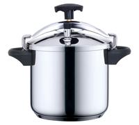 Casserole à pression de 24 cm, 8 litres, en acier inoxydable, avec panier de cuisson