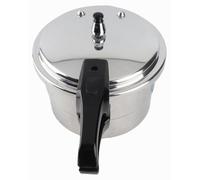 Casserole à pression de 5 litres, en alliage d'aluminium, anti-explosion, pour une cuisson rapide et la mise en conserve, avec grille à vapeur, compatible avec les cuisinières à gaz, électriques, en c