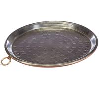 Casserole Agnelli COCU43 / 330 : Moule à gâteau conique en cuivre étamé avec bord, hauteur