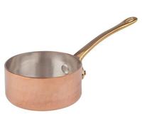 Casserole Agnelli, en cuivre émaillé, idéale pour la cuisson et le service, avec une poignée en acier inoxydable