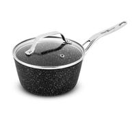 Casserole Aluminium Forge 20cm 2.2l Effet Pierre Couvercle Verre Tfi Hight_cas20tfi Durand Dupont