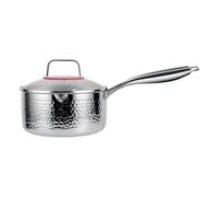 Casserole antiadhésive avec couvercle pour cuisson et chauffage uniforme Bec verseur Compatible avec toutes les tables de cuisson avec cuiseur vapeur 061060