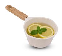 Casserole Antiadhésive, Petit Pot à Lait, Mini Chauffe-beurre, Petite Marmite à Induction, Marmite à Soupe Avec Manche En Bois Pour Cuisine