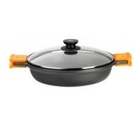 Bra Efficient Casserole basse avec couvercle 28 cm Argent Argent One Size