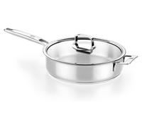 Casserole avec couvercle en verre, sans revêtement antiadhésif Signature