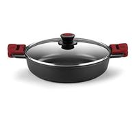 Casserole Basse BRA Premiere - Fonte d'Aluminium - 28 cm - Anti-adhésif - Induction - Four