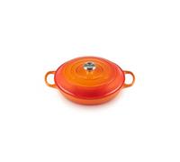 Faitout 30 cm Le Creuset Signature Fonte 21180300902430 Volcanique