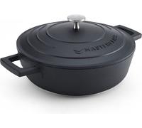 Casserole basse, fonte d'aluminium, 24 cm, 2,5 l, noir - MasterClass