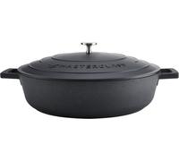 Casserole basse, Fonte d'aluminium, 32 CM, 5 L, Noir - MasterClass