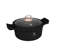 Casserole - BERLINGERHAUS - BH-1457 - 24 cm - Surface TitanPro - Couvercle en verre trempé
